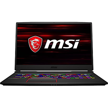 MSI GE75 Raider 10SFS-477 17.3" Gaming Laptop - Intel Core i7 10th Gen i7-10750H 2.60 GHz - 32 GB RAM - 1 TB HDD - 512 GB SSD - Aluminum Black - Windows 10 Home - NVIDIA GeForce RTX 2070 SUPER with 8 GB
