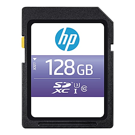 HP sx330 Class 10 U3 SDXC Flash Memory Card, 128GB, P-SD128U395HPSX-GE