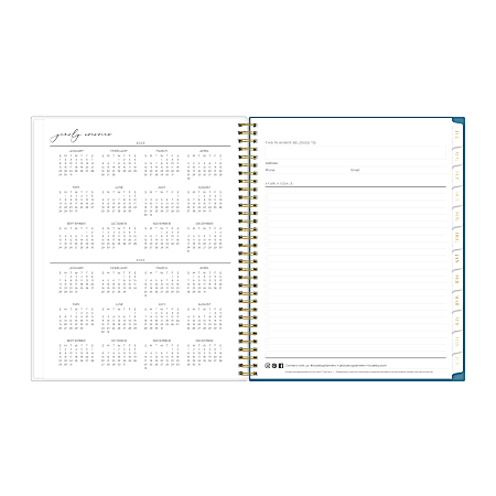 20232024 Blue Sky™ Life Note it® CYO Weekly/Monthly Academic Planning