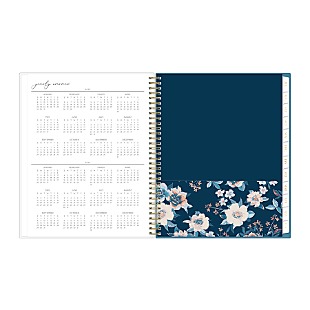 Blue Sky Life Note It 2026 Weekly & Monthly Planner - 7x9 Inch, Twin Wire Bound, With Storage Pocket & 50 Note Sheets, Marina Color - View #9