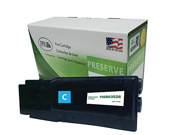 IPW Preserve Remanufactured Cyan Extra-High Yield Toner Cartridge Replacement For Xerox® 106R03526, 106R03526-R-O