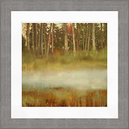 Timeless Frames Shea Framed Landscape Artwork, 12" x 12", Gray, Forest Mini
