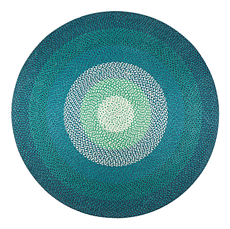 Anji Mountain Aarashi Round Rug, 6', Multicolor