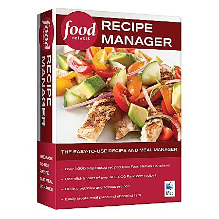 Food Network Recipe Manager For Mac Traditional Disc