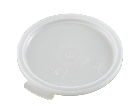 Cambro 1 Qt. White Round Polyethylene Food Storage Container