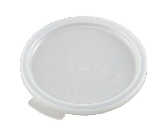 Cambro 12 Qt. White Round Polyethylene Food Storage Container