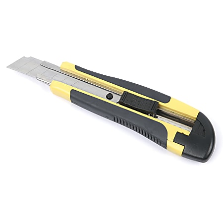Office Depot® Brand Snap-Off Knife, 18mm, Yellow/Black