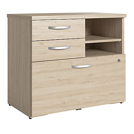 Bush Business Furniture Studio C 29-3/4"W x 16-15/16"D Lateral 3-Drawer Office Storage Cabinet - SCF130NESU