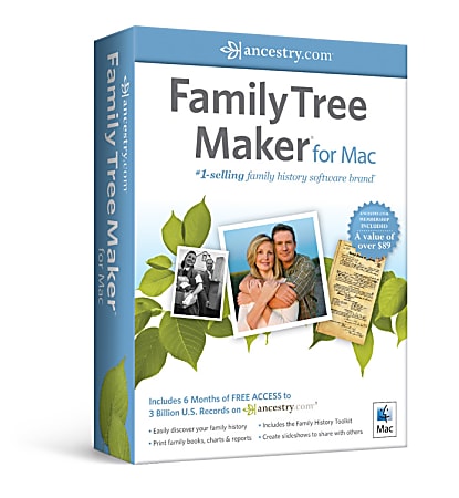 Family Tree Maker®, For Mac, Traditional Disc