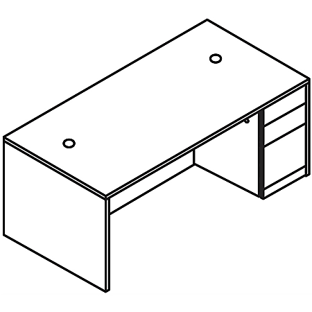 HON 10500 H105897R Pedestal Desk - 66 HON 10500 H105897R Pedestal Desk - 66
