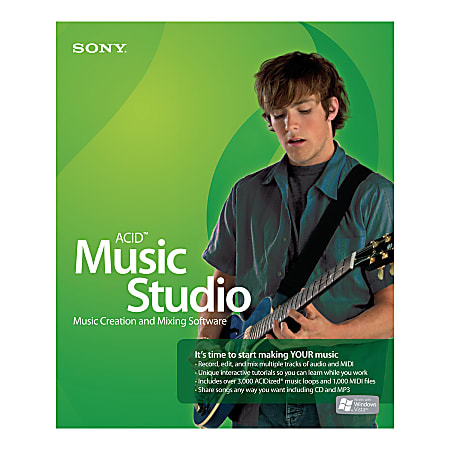 Sony® Acid Music Studio™ 7.0, Traditional Disc