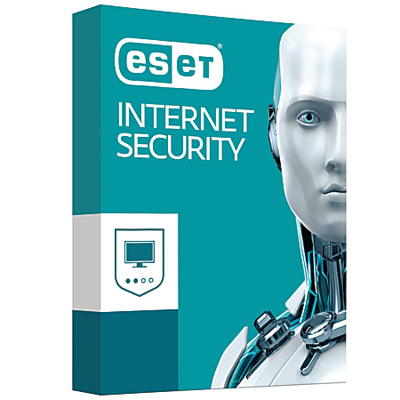 ESET Internet Security 2017, For 3 Users, 1-Year Subscription, Traditional Disc