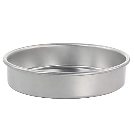 Oster Baker’s Glee 9” Aluminum Round Cake Pan, Silver