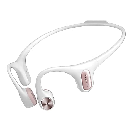 Mojawa™ Run Air/Mojo 2 Bluetooth® Bone-Conduction Waterproof Open-Ear Headphones With Microphone, White