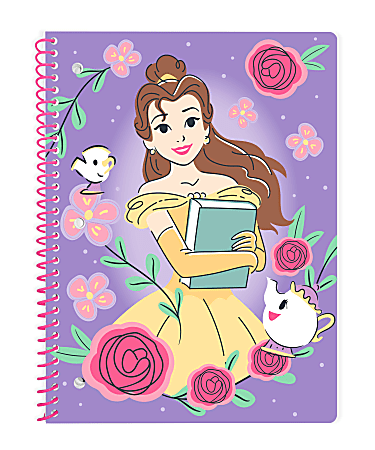Innovative Designs Licensed Notebook, 11” x 8-1/2”, 1 Subject, College Ruled, 70 Sheets, Disney Princess
