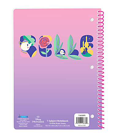 Innovative Designs Licensed Notebook 11 x 8 12 1 Subject College Ruled ...