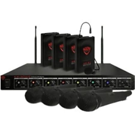 Nady U-81 OCTAVO Eight Discrete UHF Channels Wireless Microphone System