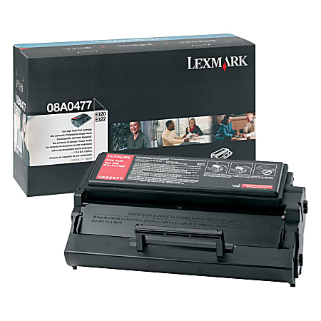 Lexmark™ 08A0477 High-Yield Black Toner Cartridge