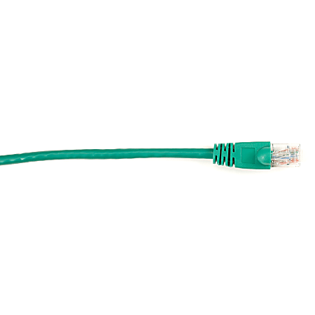 Black Box Connect Cat.6 UTP Patch Network Cable - 3 ft Category 6 Network Cable for Network Device - First End: 1 x RJ-45 Network - Male - Second End: 1 x RJ-45 Network - Male - 1 Gbit/s - Patch Cable - Gold Plated Contact - CM - 26 AWG - Green