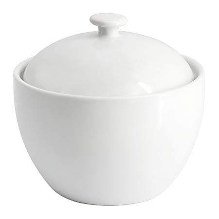 Our Table Simply Porcelain Sugar Bowl, 13 Oz, White