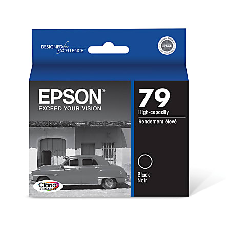Epson® 79 Claria® Black High-Yield Ink Cartridge, T079120