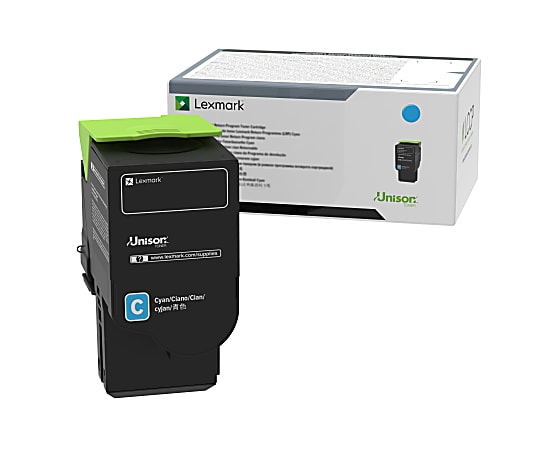 Lexmark™ 78C0U20 Ultra-High-Yield Cyan Toner Cartridge