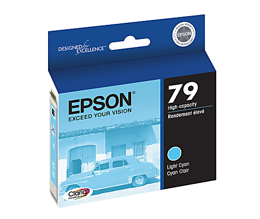 T079520 (79) Claria High-Yield Ink, 810 Page-Yield, Light Cyan T079520 (79) Claria High-Yield Ink, 810 Page-Yield, Light Cyan