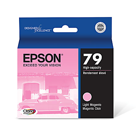 Epson® 79 Claria® High-Yield Light Magenta Ink Cartridge, T079620