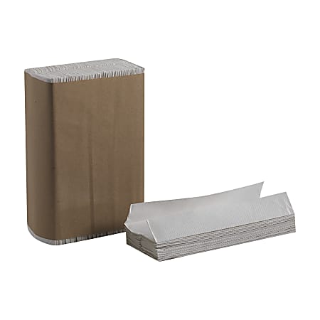 Pacific Blue Basic® by GP PRO, 1-Ply, C-Fold Paper Towels, 10.1" X 12.7", White, 240 Sheets per Pack, 10 Packs Per Case