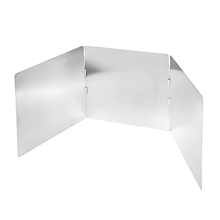 Better Houseware 3-Panel Splatter Shield, 8” x 27-1/4”, Silver