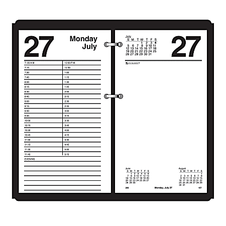 AT-A-GLANCE® Large Daily Desk Calendar Refill, 4 1/2" x 8", January-December 2012