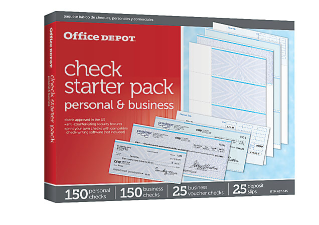 Office Depot® Brand Starter Check Refill Pack