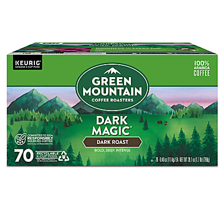 Green Mountain Coffee® Roasters Keurig® Single-Serve K-Cup® Pods, Dark Magic, Dark Roast, Pack Of 70 Pods