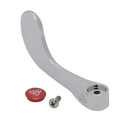 T&S Brass Hot Wrist Handle, 4", Chrome