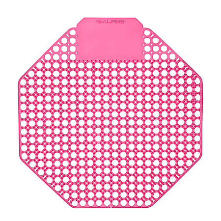 Alpine Urinal Screens, Cherry Scent, 7-1/16", Pack Of 20 Screens