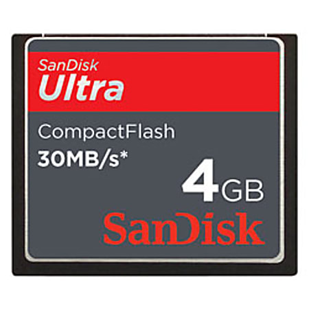 SanDisk® Ultra CompactFlash® Memory Card, 4GB