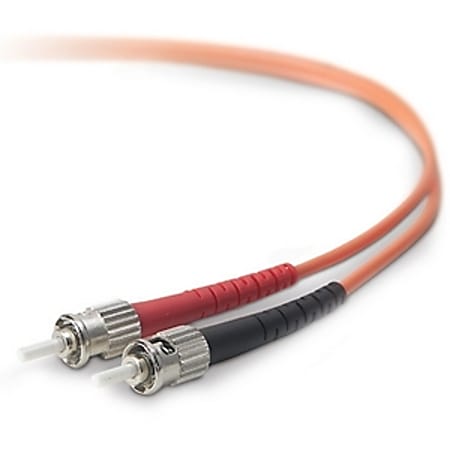 Belkin Fiber Optic Duplex Patch Cable - ST Male - ST Male - 16.4ft