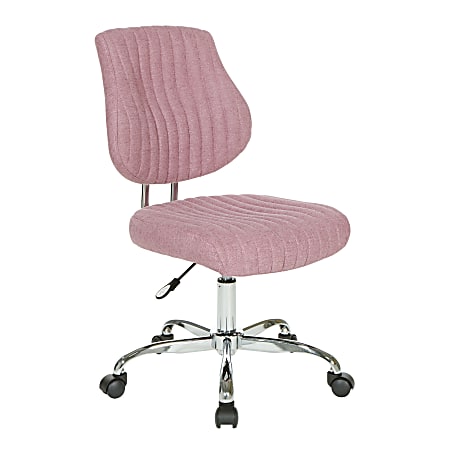 Office Star™ Sunnydale Fabric Mid-Back Office Chair, Orchid