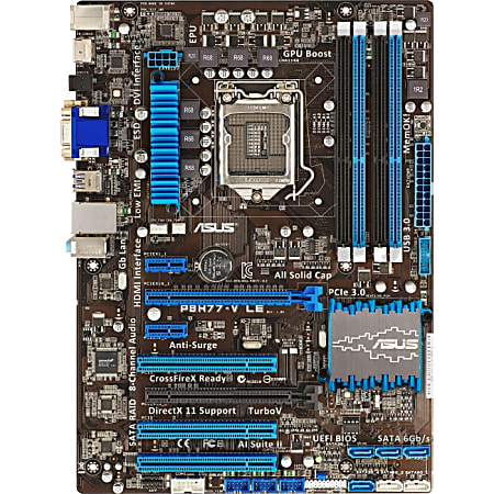 ASUS P8H77-V LE Motherboard Intel H77 LGA 1155/Socket H2 DDR3 