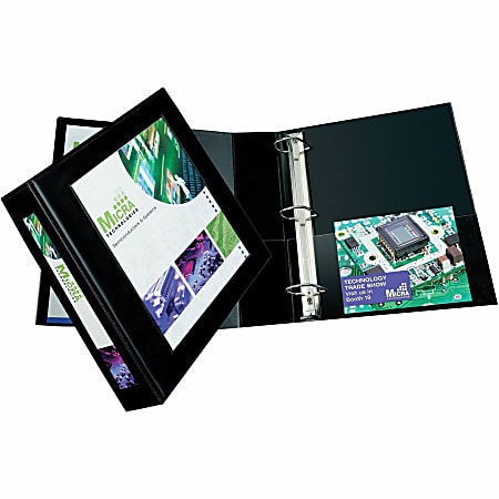 SKILCRAFT Framed View Binder 3 Binder Capacity Letter 3 Ring Fasteners ...