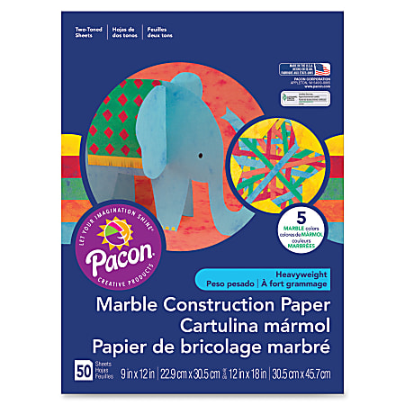 Art Street® Marble Construction Paper/Pad – PaperWorm