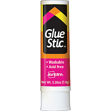 Avery Permanent Glue Stic - 0.26 fl oz - 12 / Box - White Avery Permanent Glue Stic - 0.26 fl oz - 12 / Box - White