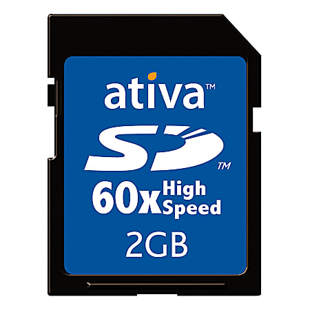 Ativa™ 60X Secure Digital™ Memory Card, 2GB