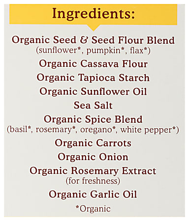 Simple Mills Seed Flour Crackers Garlic Herb 4.25 Oz Total Qty 6 ...