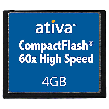 Ativa™ 60X CompactFlash® Memory Card, 4GB