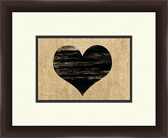 PTM Images Expressions Framed Wall Art, 10"H x 12"W, Espresso