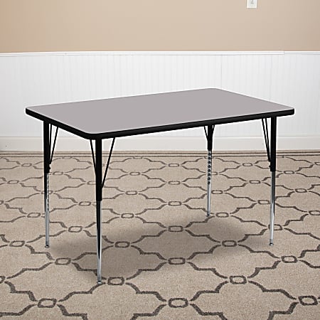 Flash Furniture Rectangular Activity Table, 24"W x