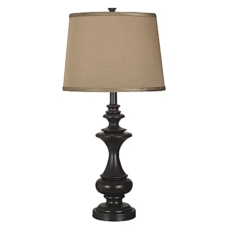 Kenroy 29" Stratton Table Lamp, Oil-Rubbed Bronze Finish