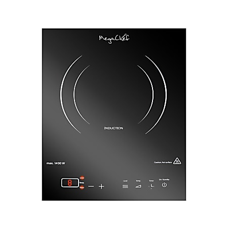 MegaChef Ceramic Infrared Double Electrical Cook Top, Silver