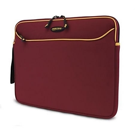 Mobile Edge Notebook Sleeve - Neoprene - Red, Gold